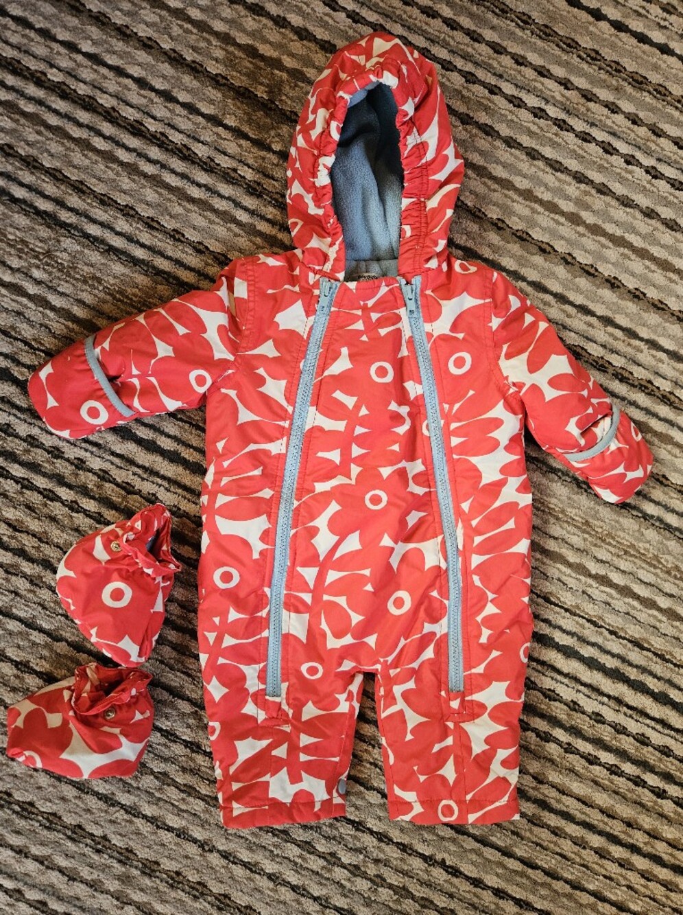 Baby Boden Fleece-Lined Snowsuit
